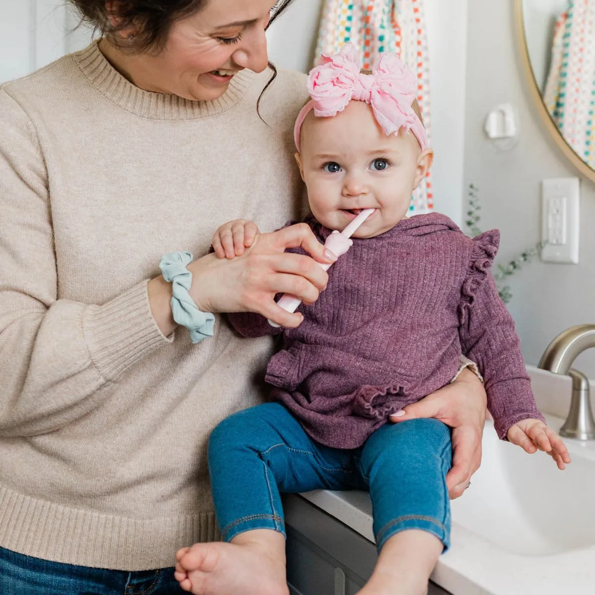 Cepillo de dientes para bebe 5+ niña