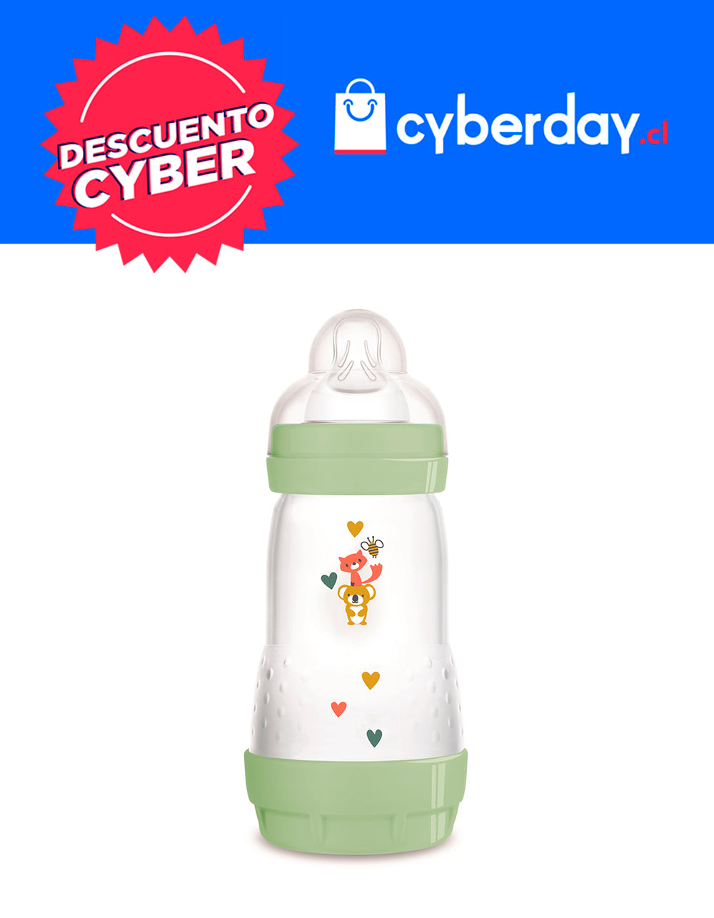 Mamadera Anticolicos 2+ 260 mL Easy Start Unisex