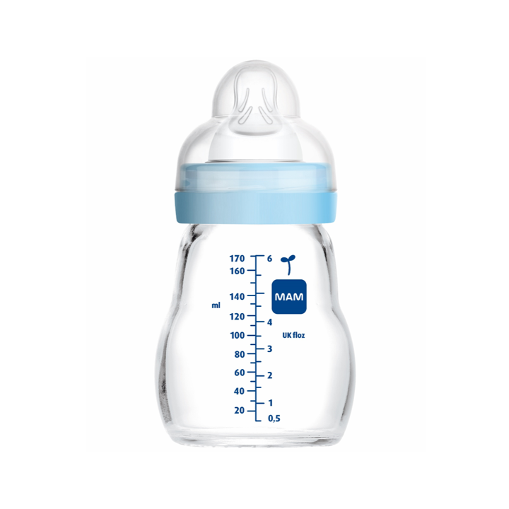 Mamadera 0+ 170 mL Vidrio Niño