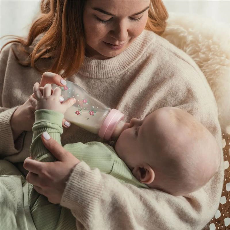 Mamadera 2+ 260 mL Vidrio Niña