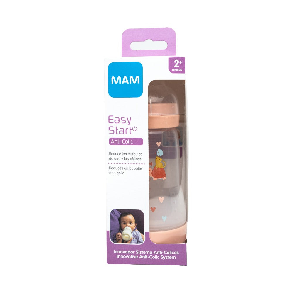 MAMA Mamadera Anticolicos 2+ 260 mL Easy Start Niña – Mi Laboratorio Chile