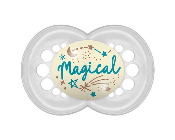 Chupete Silicona Night 16+ Unisex 1 (x2)