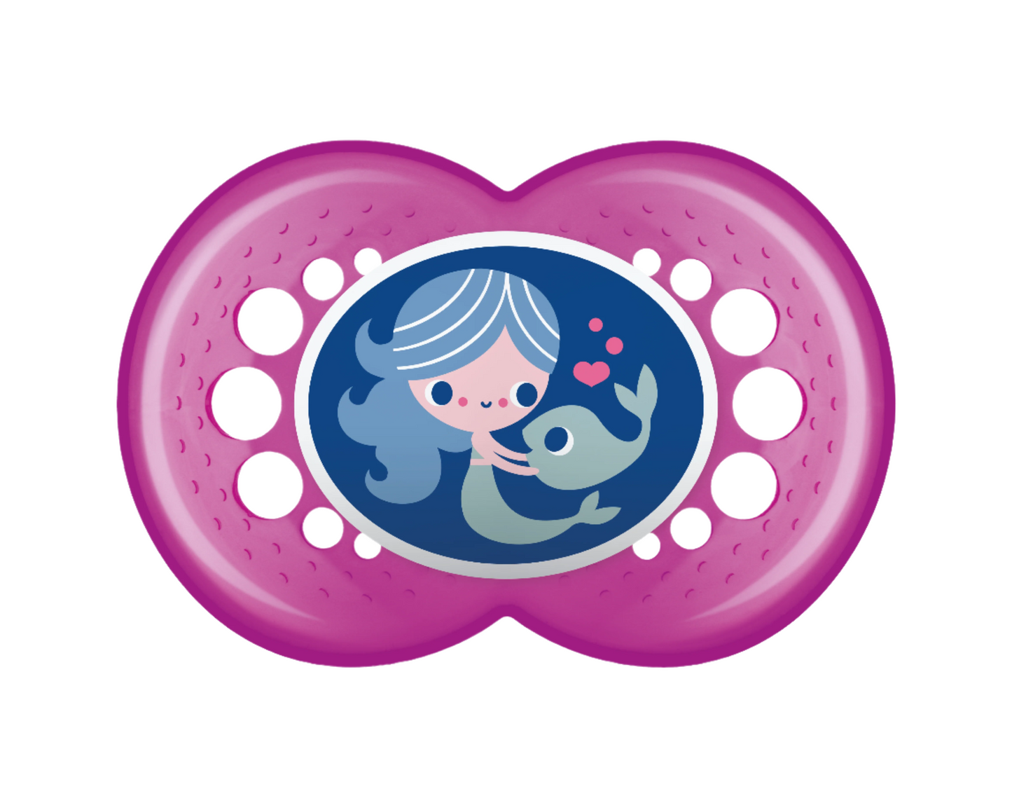 Chupete Silicona Crystal 6+ Niña (x2)