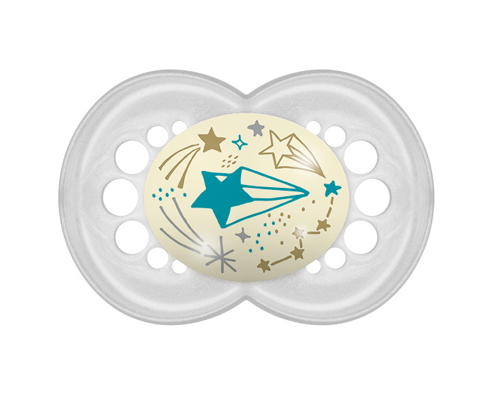 Chupete Silicona Night 16+ Unisex 2 (x2)