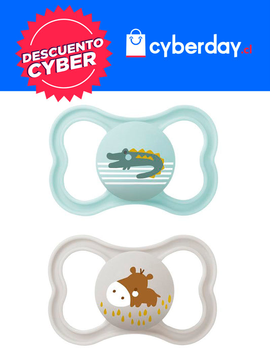 Chupete Silicona Air 6+ Unisex 1 (x2)