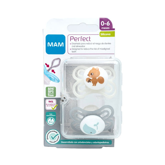 Chupete Silicona 0+ Perfect Unisex (x2)