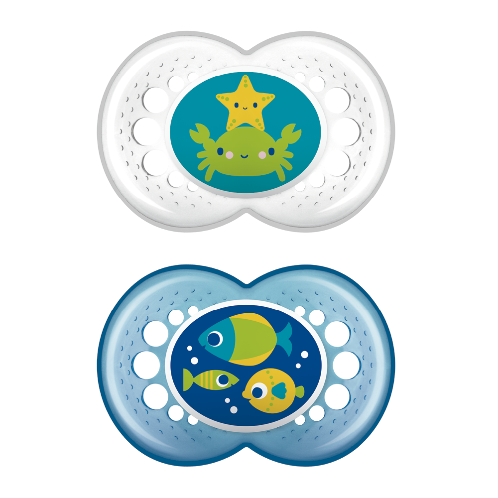 Chupete Silicona Crystal 6+ Unisex 1 (x2)