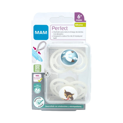 Chupete Silicona 6+ Perfect Unisex 2 (x2)