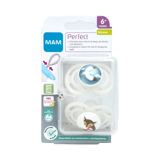 Chupete Silicona 6+ Perfect Unisex 2 (x2)