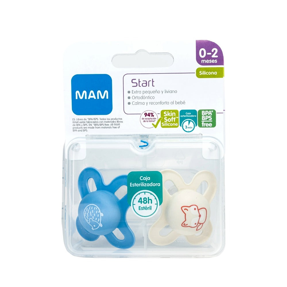 Chupete Silicona 0+ Original Start Niño (x2)