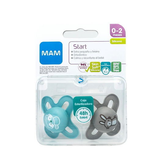 Chupete Silicona 0+ Original Start Unisex (x2)