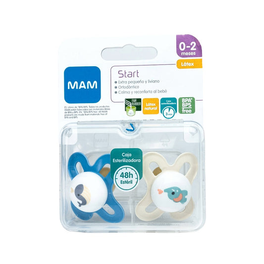 Chupete Látex 0+ Original Start Niño (x2)