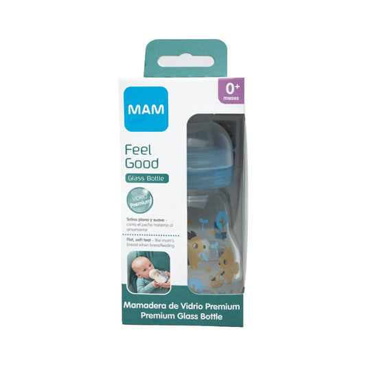 Mamadera 0+ 170 mL Vidrio Niño