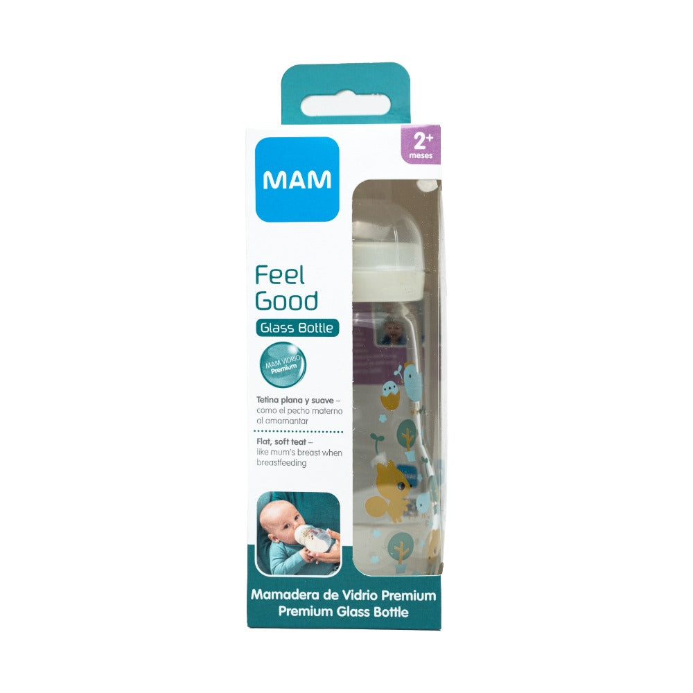 Mamadera 2+ 260 mL Vidrio Unisex