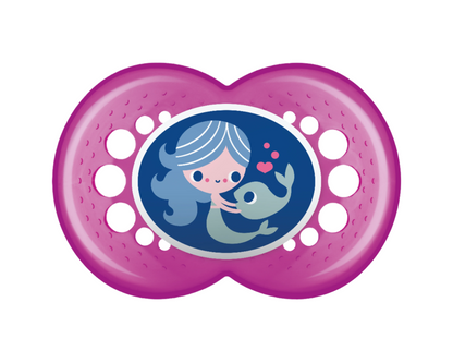 Chupete Silicona Crystal 6+ Niña (x2)